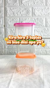 TOPLES MINI BION - Wadah Serbaguna / Toples Obat / Wadah Bumbu