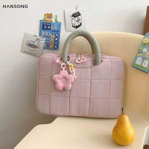 Cute Cover Universal Kawaii Creative Laptop Bag 14-16 Inch HandBag Notebook Pouch Portable Macbook Air Pro Case Portable PC Bag