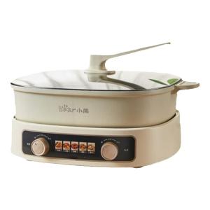 [China Plug Adapter Needed] Bear | Dual-Flavor Home Use Electric Hot Pot