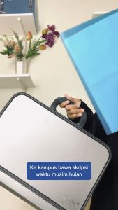 Topla Tas Reseleting Dokumen Bag 5858 - Tas Dokumen Berkas Kantor 14 INCH Multifungsi - Anti Air, Bahan Plastik PP Berkualitas