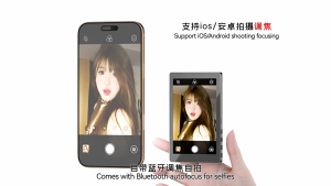 【Ready Stock】Wireless Selfie Monitor Screen Portable Magnetic Suction Supports Mirror Connection Suitable for iPhone Android