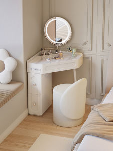 YANGYING | Small Modern French Style Corner Dressing Table