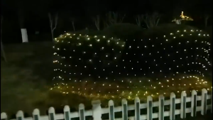 1.5X1.5M/3X2M Led Net Mesh Light String Fairy Light LED Outdoor Waterproof Garden Party Festive Home Hari raya Decoration light