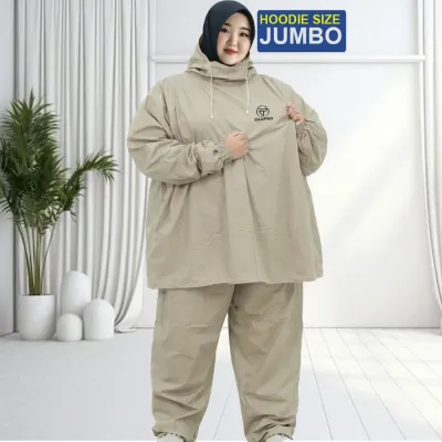 Jas Hujan Size Jumbo XXXL untuk Pria Wanita By Zaxpro