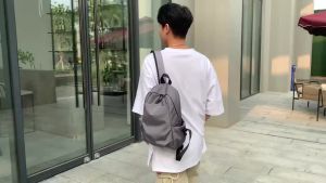 Backpack Men Small Trendy Lightweight Water-Repellent School Bag Simple Leisure Travel Universal