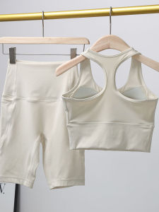Womens 2 Piece Fitness Set Yoga Pants and Sports Bra Shock Absorbing Running Workout Clothes 2025 New Model
