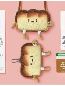 Emotion Toast Cartoon Crossbody Bag
