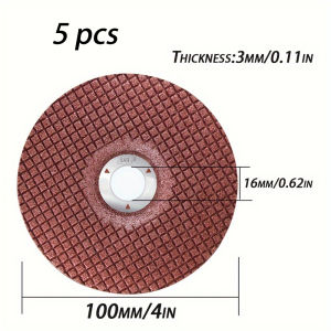 4 100x3x16mm Stainless Metal Cutting Disc Grinding Wheel Blade Abrasive Grinding Wheel Polishing Sanding Disc Angle Grinder