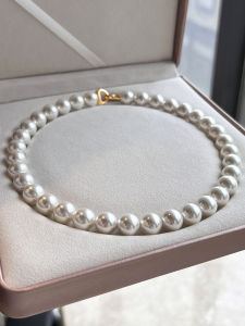 YISHU | Mom Style Large Pearl Necklace 12mm