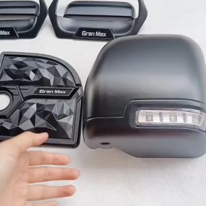Paket Cover Spion Handle Outer Pintu Tutup Tangki Mobil Gran Max Hitam Variant