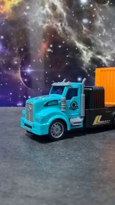 Mainan Mobil Remot Kontrol RC Truk Telolet Basuri Kontainer Towing Cargo Batre Cas
