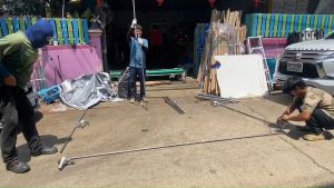 เต็นท์ประกอบ 2x3 เมตร ผ้าหนา900D ทรงปั้นหยา