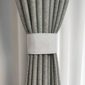 Modern Minimalist Tassel Curtain Tie Back with Ring Holder Bed Curtain Storage Rope Magnetic Attraction Shaanxi Style Home Decor