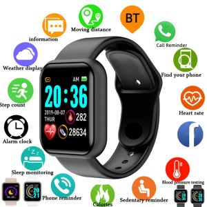 Y68 Real Step Count Rechargeable Smart Watch Men And Women Touchscreen Sports Fitness Watch Phone Connection IS Fully Compati