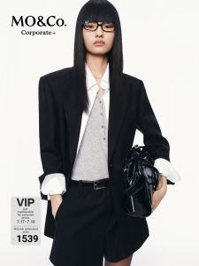 MO&Co. | Spring Autumn Wearable Acetate Wool Suit Boxyfit