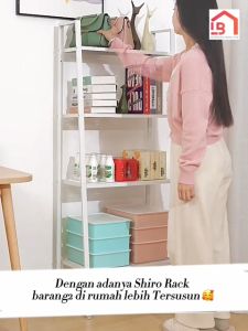⚡️LIKE BUG⚡️Shiro 3|4|5 Tier Multipurpose Shelf Shelves Rack Rak Besi Living Room 60 x 148cm | 35 x 148cm