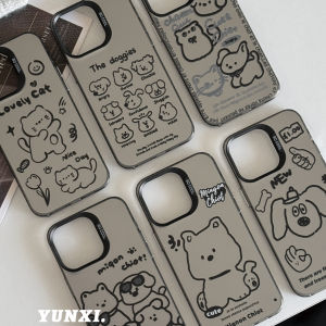 Fun Cute Doggie Silicone Phone Case for iPhone 17 pro Max Apple 16 plus 15 Cartoon 12 Couple 14 pro Men Women 13 pro Max Anti-Fall