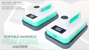 PP Supplies - Portable Heat Press Machine for HTV Sublimation & Fabric Printing