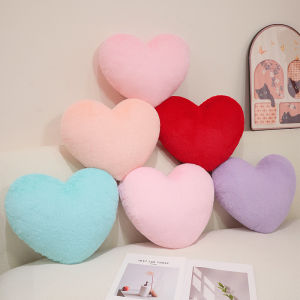 10/36CM Simulation Heart Shaped Plush Throw Pillow Soft Sofa Cushion Stuffed Plushie Toys Cute Small Pendant Valentines Gifts