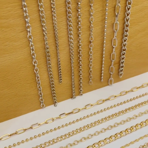 Beadia Cuban Link Chain 1-5Meter Stainless Steel - Untuk Kalung & Gelang Pria Wanita Gaya Hip Hop Punk Aksesoris DIY & Hadiah