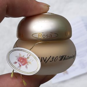 [giảm nám ngừa mụn] Kem nám dưỡng trắng giảm nám sắc tố đen ngừa mụn trứng cá đầu đen ROSA Whitening Beauty Cream Remove pimples Acnes UV/30 15g