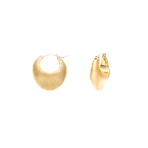 SOFT ROOM | Vintage Minimalist Brushed Sterling Silver Earrings