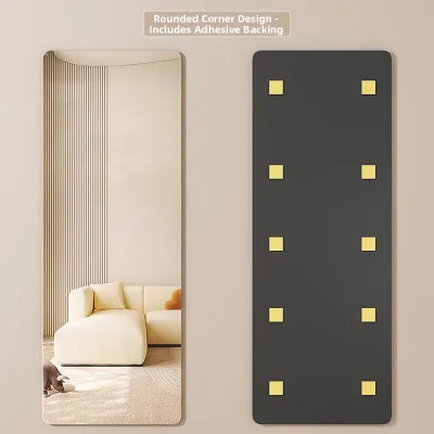 Flexible Acrylic Wall-Mounted Full-Body Mirror Bathroom