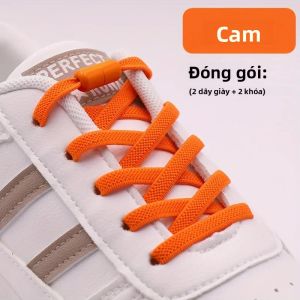 1 Đôi Dây Giày Silicon Không Cần Buộc 100Cm Một Kích Thước Phù Hợp Với Tất Cả Các Màu Sắc Linh Hoạt Bền Đẹp Cho Giày Thể Thao