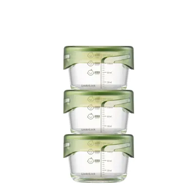 LocknLock | Baby Food Storage Containers Steamable Microwave-Safe Refrigerator-Ready