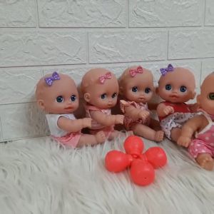 ( đủ mẫu ) Búp Bê Nhựa Cao Cấp Tái Sinh 21 cm 8 inch Mắt To 3D Anmiya Tây Ban Nha Reborn Vynil Baby Doll