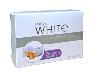 NaturaWhite Glutathione Soap with Collagen & Vitamin E – Pampaputi Skin Brightening Moisturizing Anti-Dull Skin (135g) Whitening Soap Smooth & Glowing Skin