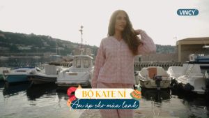 [Mua 3 giảm 20% mua 2 giảm 15%] Bộ dài tay cổ tim chất kate nỉ ấm áp cho Thu Đông BKD100W41