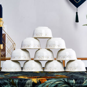 Wedding Gift Creative Blue-and-White Ceramic Dinnerware Set