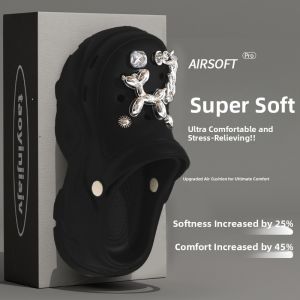 Womens Thick Bottom Sandals Summer Outdoor Anti-Slip Deodorant EVA Slippers Beach Coast Cool Shoes Sweet Style Footwear