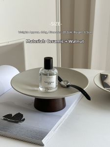 CHIGUASHAONV | Ceramic Scented Display Tray Decorative Storage Plate
