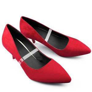 [Gnker] 2pcs Women Shoelaces High Heels Elastic Silicone Transparent Shoelace Straps Holding Loose Ankle Band Lace Anti-skid Shoes Accessories