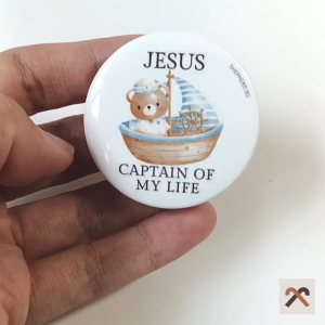 SHEPHERD.SG Christian Pin Badge Button - Sunday School Children Ministry Gifts