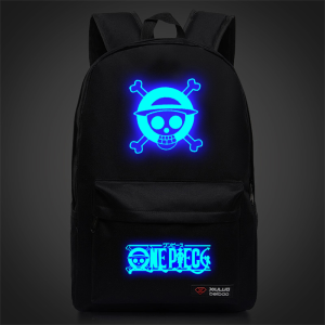 One Piece Anime Backpack for School Waterproof Packbag Napsack Nylon Large Capacity Knapsack Ruck Luffy School Bag