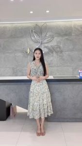 [Voucher 15% MOV 199K cap 100K  Áo sát nách cổ nơ cài cúc sau HeraDG chất liêu Chiffon thêu cao cấp STBC3005A