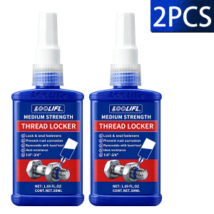LOOLIFL | Blue Red Threadlocker Screw Glue Quickly Cured Thread Locking Agent Anaerobic Adhesive Corrosion-Resistant Anti-Loosening Glue