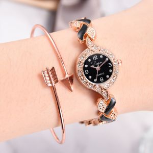 Ladies watches on sale branded Bracelet for women Luxury Crystal Dress Wristwatches Clock Womens Fashion Quartz Watch Women Casual Watches watch for women sale original Stainless Steel Bracelet Watch 18k pawnable bracelet gold silver Watch gift for women