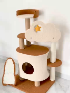 Cat Tree Luxury  Cat Play Rumah Kayu Kucing Cat Condo Premium Villa Cat Scratching House