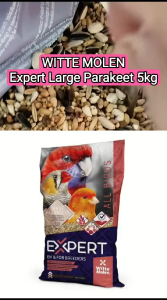 WITTE MOLEN Expert Large Parakeets (5kg) for Birds | Lovebirds | Conures | Parakeets | Parrots