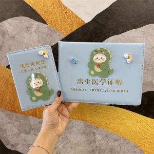 Maternity Checkup Report Storage Album Cartoon Dragon Baby A4A5 Loose Leaf Pregnancy Examination B Ultrasound File Folder