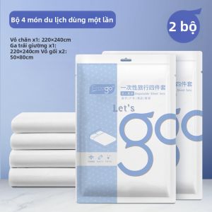 Freego | Bộ Drap Giường Đôi Dùng Một Lần