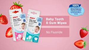 Pigeon Baby Toddler Tooth Care Infant Tooth Wipes Normal / Strawberry Flavor 42 Sheets