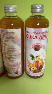 CUKA APEL WITH MOTHER KEMASAN 250ML MURNI 100%