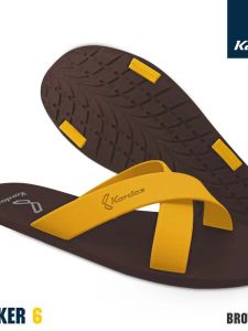 Dép Cao Su Nam KARDAS Có Dây Chéo Chống Thấm Nước Đế Bằng Đế Bằng Đế Cao Su Dép Thường Ngày Mùa Hè EVA