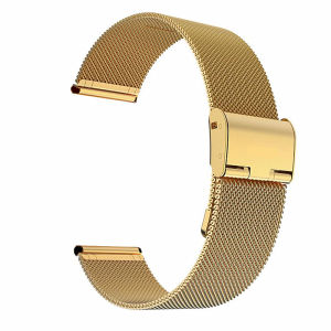 Universal Milanese Watchband 18mm 20mm 22mm Silver Gold Metal Stainless Steel Strap Band Replacement Bracelet For Smart Watch