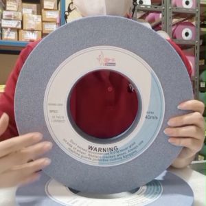 เซ็นูเจียรราบ เซ็นูเจียรกลม ขนาด 12นิ้ว 305X38X127 mm หรือ SKD-11 สำหรับผู้ชาย หินเจียรราบ หินเจียรระไนสีฟ้า ปริมาณ 1 คริปส่วน